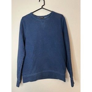 APC Sweater Mens Medium Blue Pullover Rue Madame Paris Crew Neck Sweatshirt